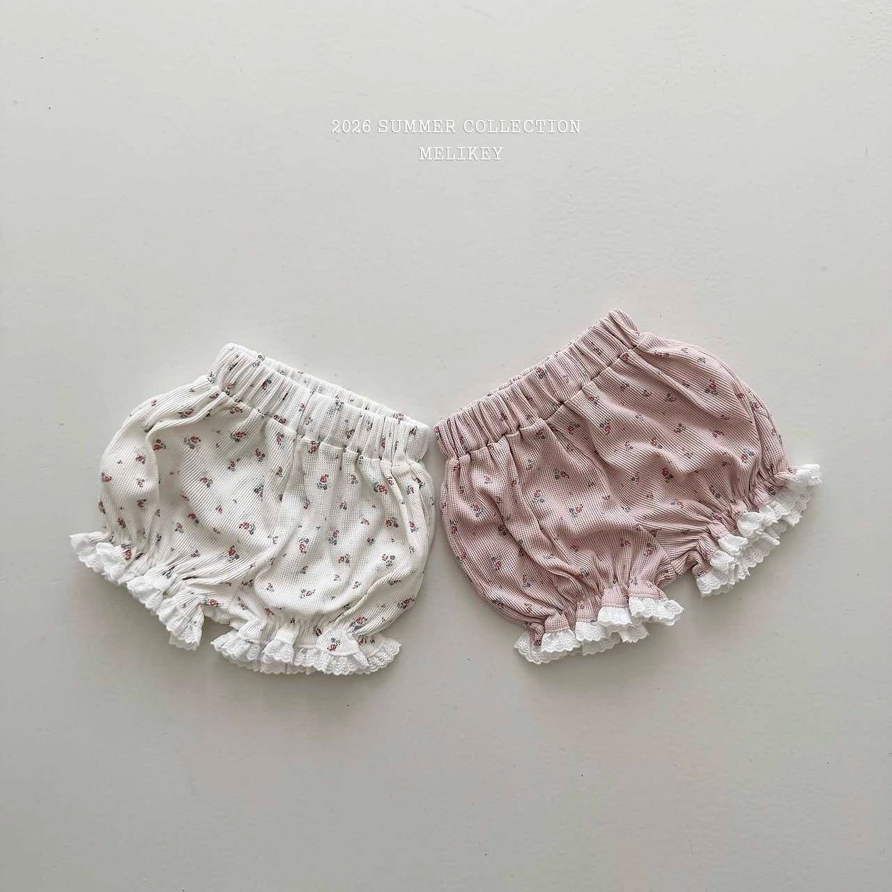 ［Melikey］Flower bonbon pumpkin pants