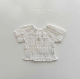 ［Melikey］Vivi lace puff blouse