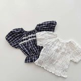 ［Melikey］Vivi lace puff blouse