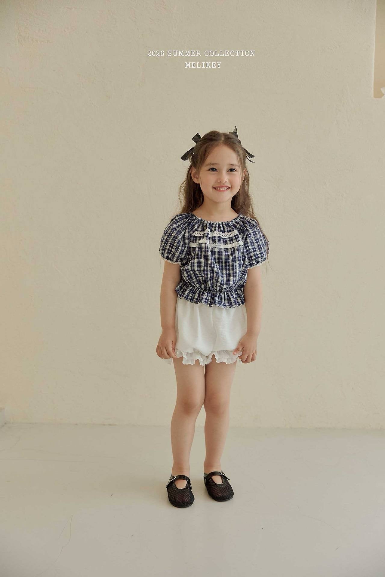 ［Melikey］Vivi lace puff blouse