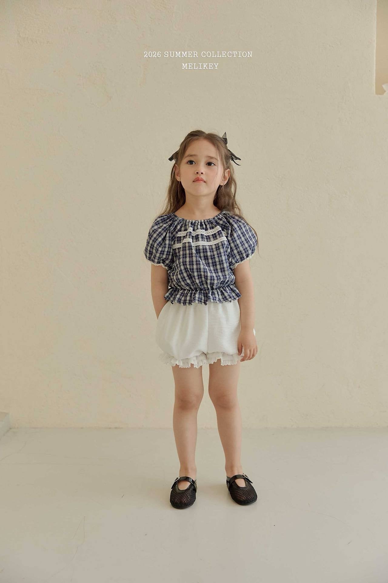 ［Melikey］Vivi lace puff blouse