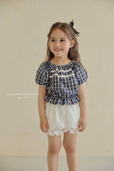 ［Melikey］Vivi lace puff blouse