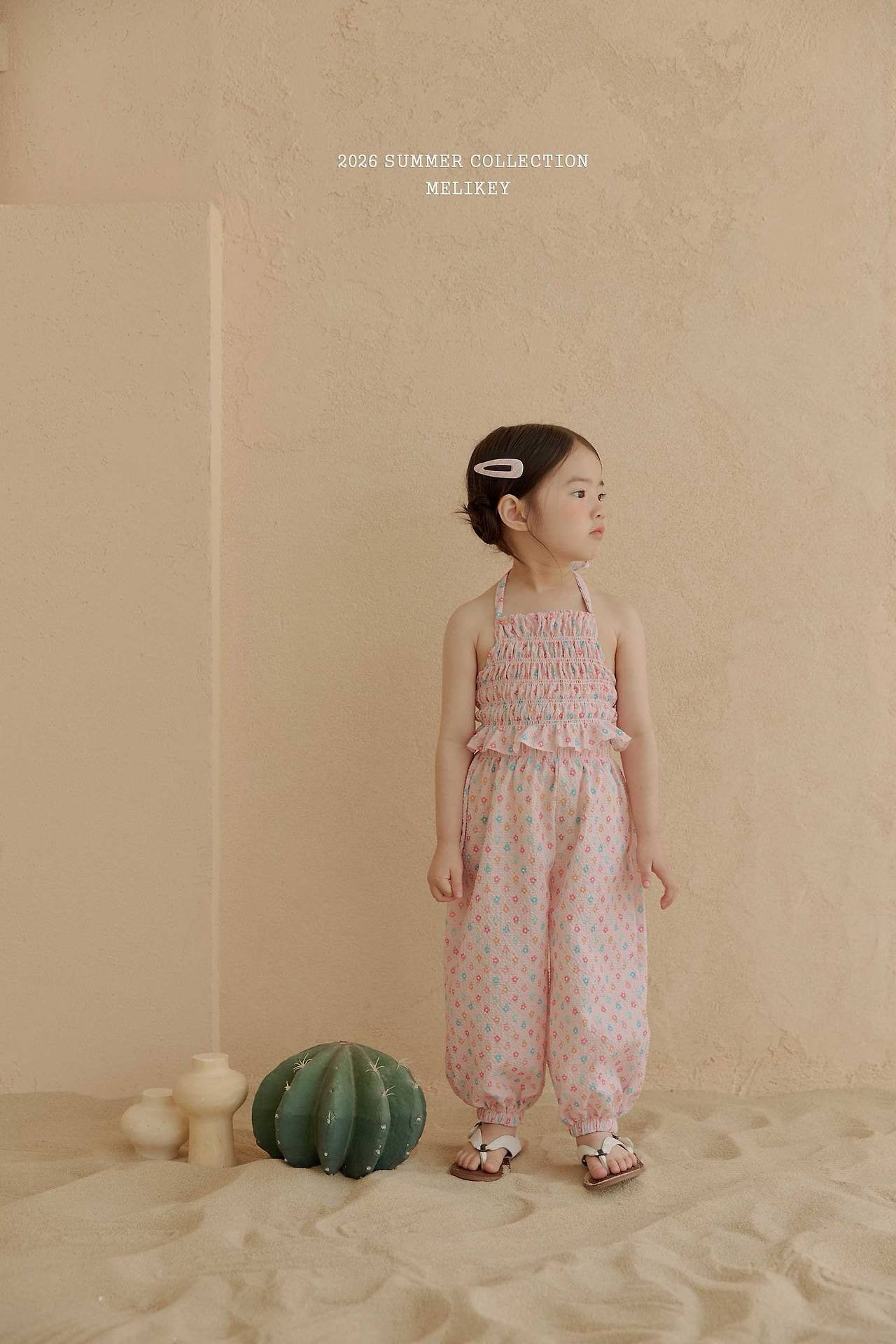［Melikey］Jelly flower halter neck tops