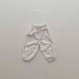 ［Melikey］Jelly flower jpgger pants