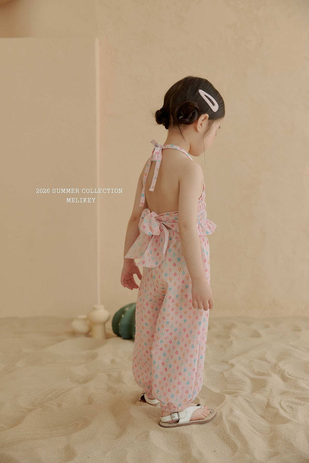 ［Melikey］Jelly flower jpgger pants