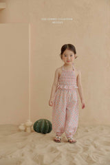 ［Melikey］Jelly flower jpgger pants