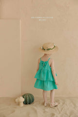 ［Melikey］Hawaii cancan one-piece