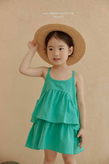 ［Melikey］Hawaii cancan one-piece
