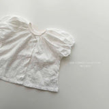 ［Melikey］Sugar shirring blouse