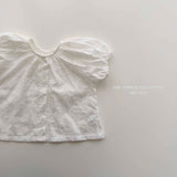 ［Melikey］Sugar shirring blouse