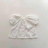 ［Melikey］Sugar shirring blouse