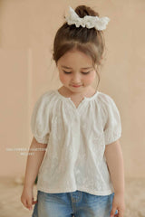 ［Melikey］Sugar shirring blouse
