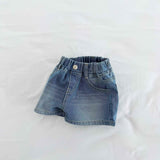［Melikey］Brush denim short pants