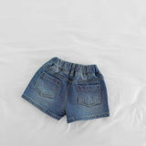 ［Melikey］Brush denim short pants