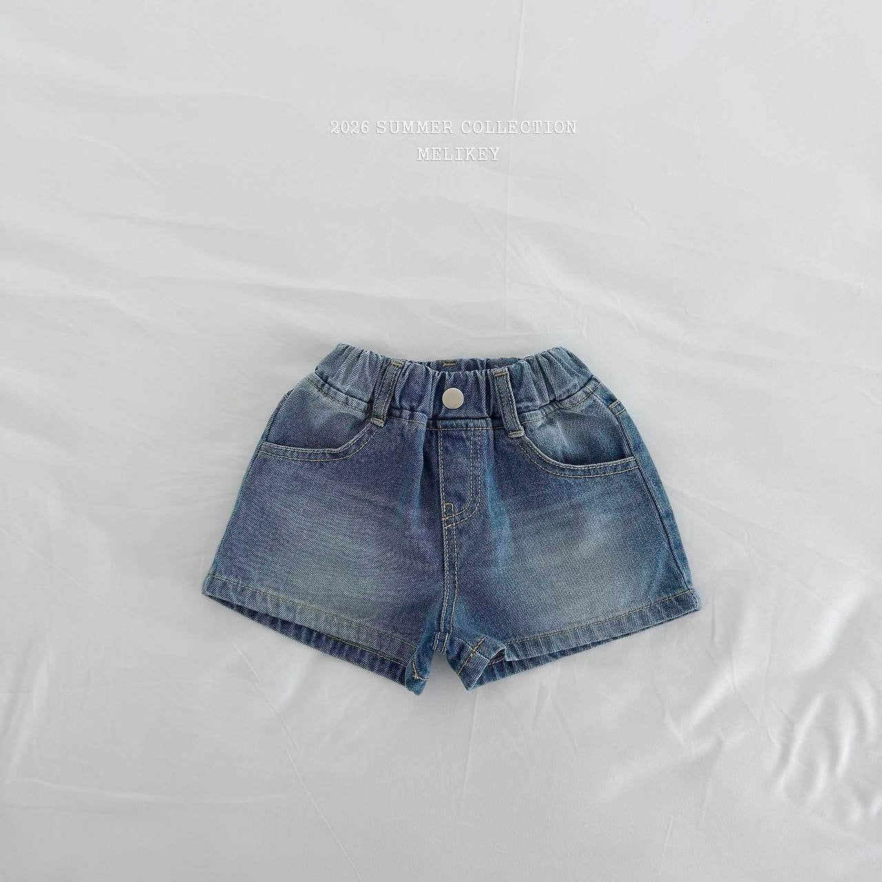 ［Melikey］Brush denim short pants