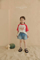 ［Melikey］Brush denim short pants