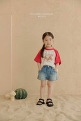 ［Melikey］Brush denim short pants