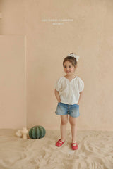 ［Melikey］Brush denim short pants