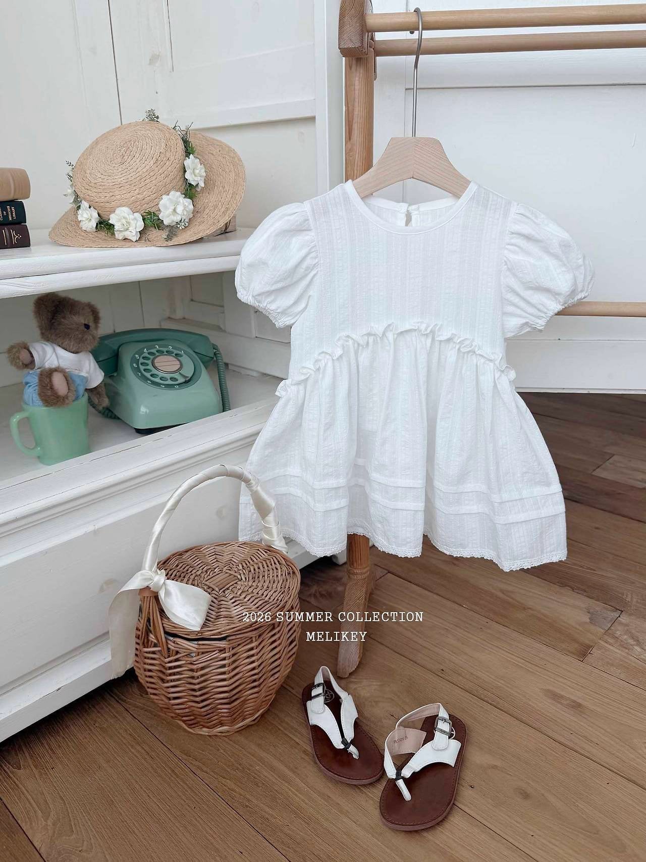 ［Melikey］Veil puff one-piece