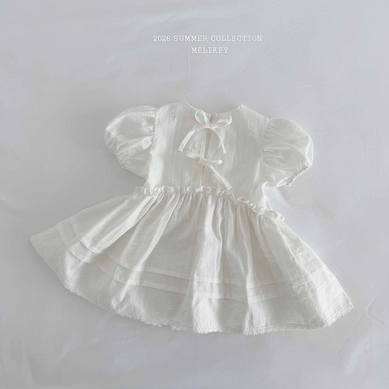 ［Melikey］Veil puff one-piece