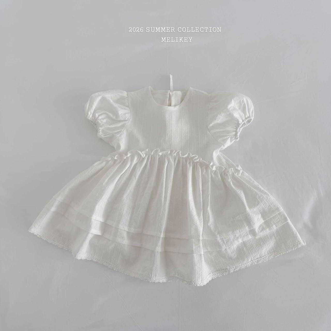 ［Melikey］Veil puff one-piece