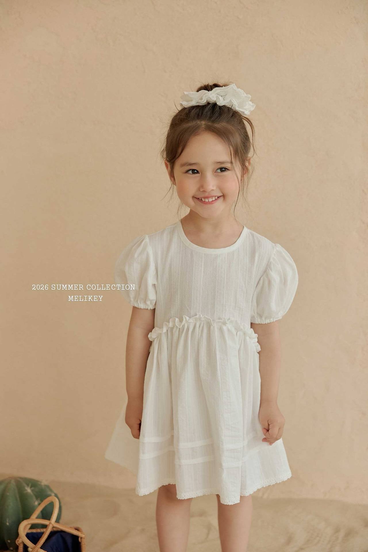 ［Melikey］Veil puff one-piece