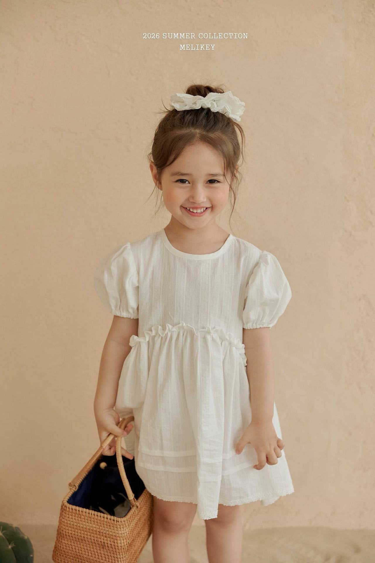 ［Melikey］Veil puff one-piece