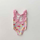 ［Melikey］Garden frill swim wear
