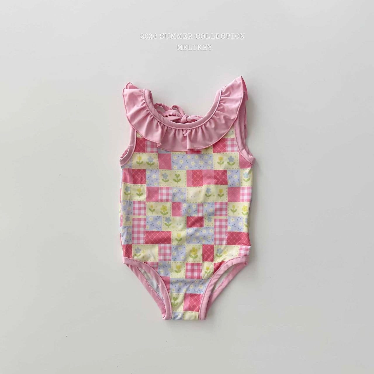 ［Melikey］Garden frill swim wear