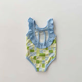 ［Melikey］Garden frill swim wear