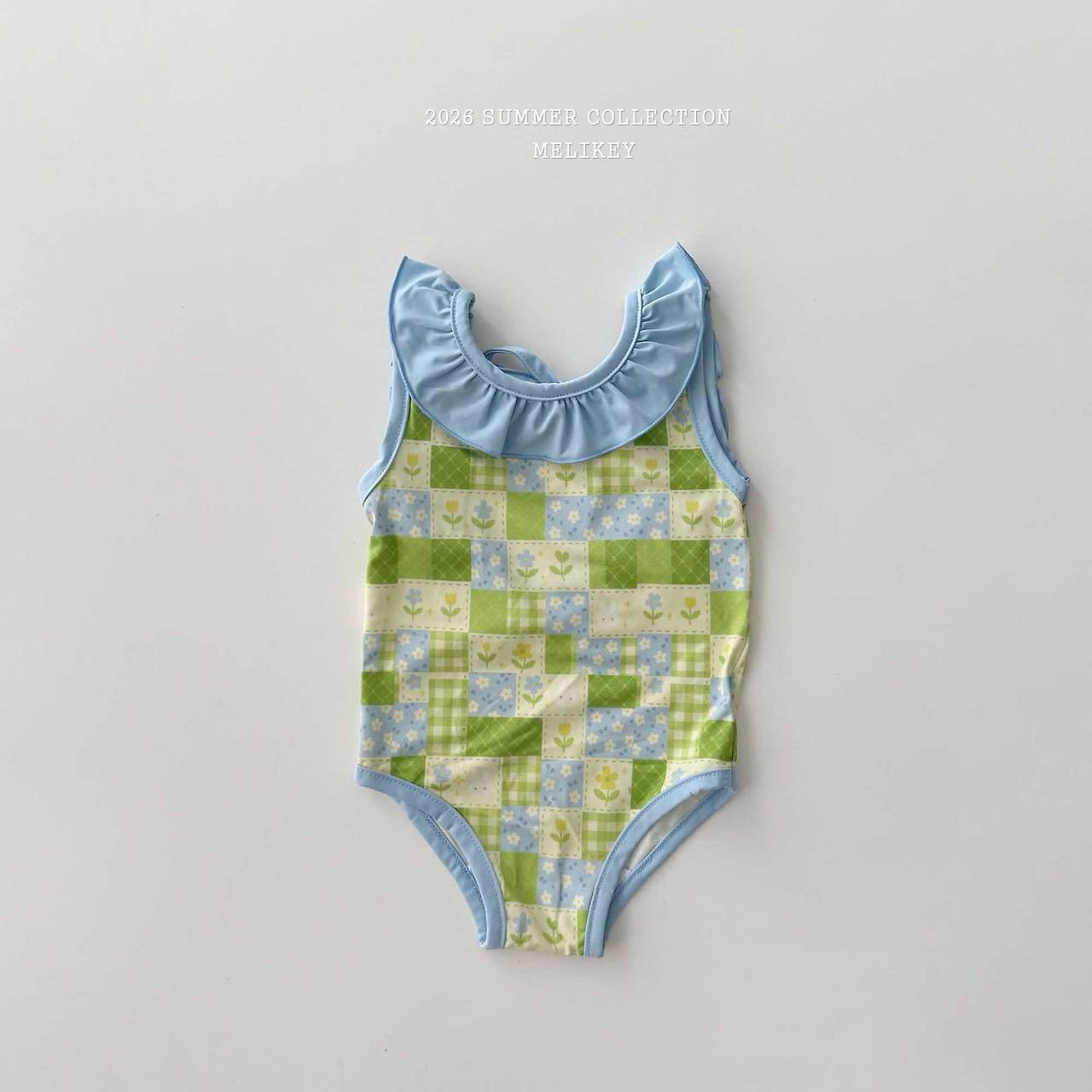 ［Melikey］Garden frill swim wear