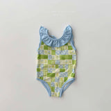 ［Melikey］Garden frill swim wear