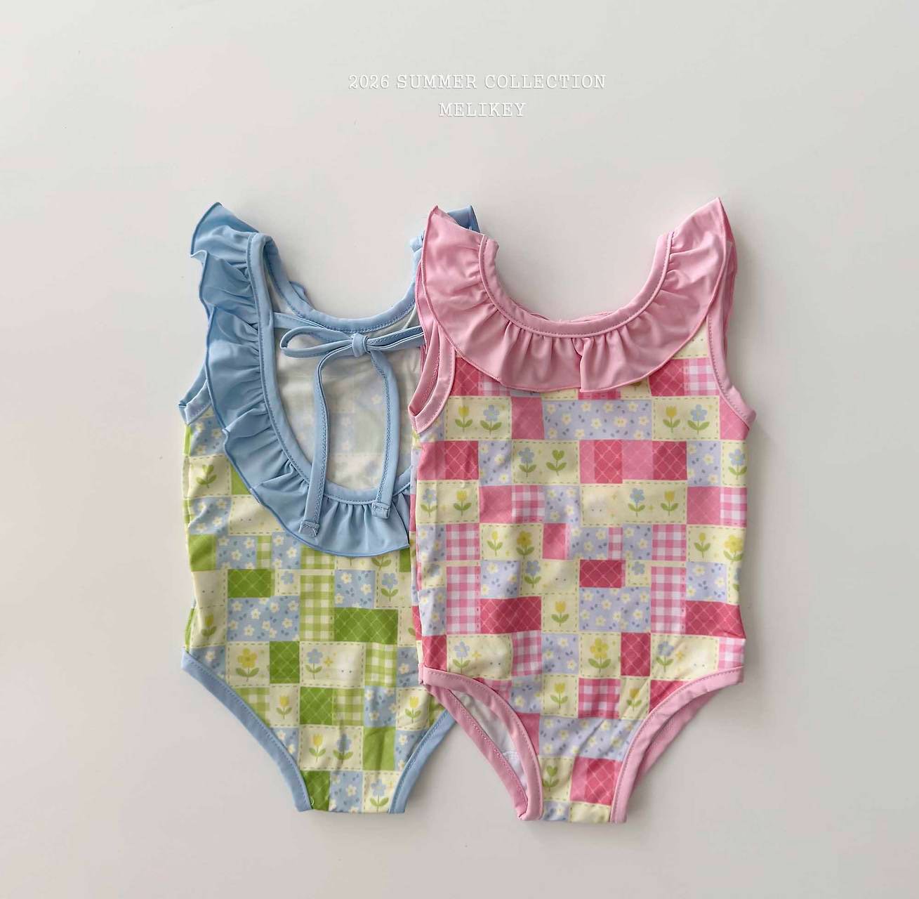 ［Melikey］Garden frill swim wear