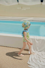 ［Melikey］Garden frill swim wear