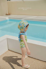 ［Melikey］Garden frill swim wear