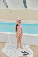 ［Melikey］Garden frill swim wear