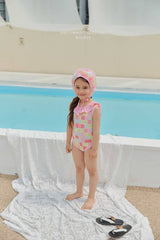 ［Melikey］Garden frill swim wear