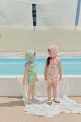 ［Melikey］Garden frill swim wear