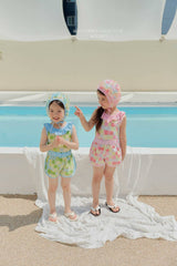 ［Melikey］Garden frill swim wear