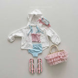 ［Melikey］Lilly check swim wear set