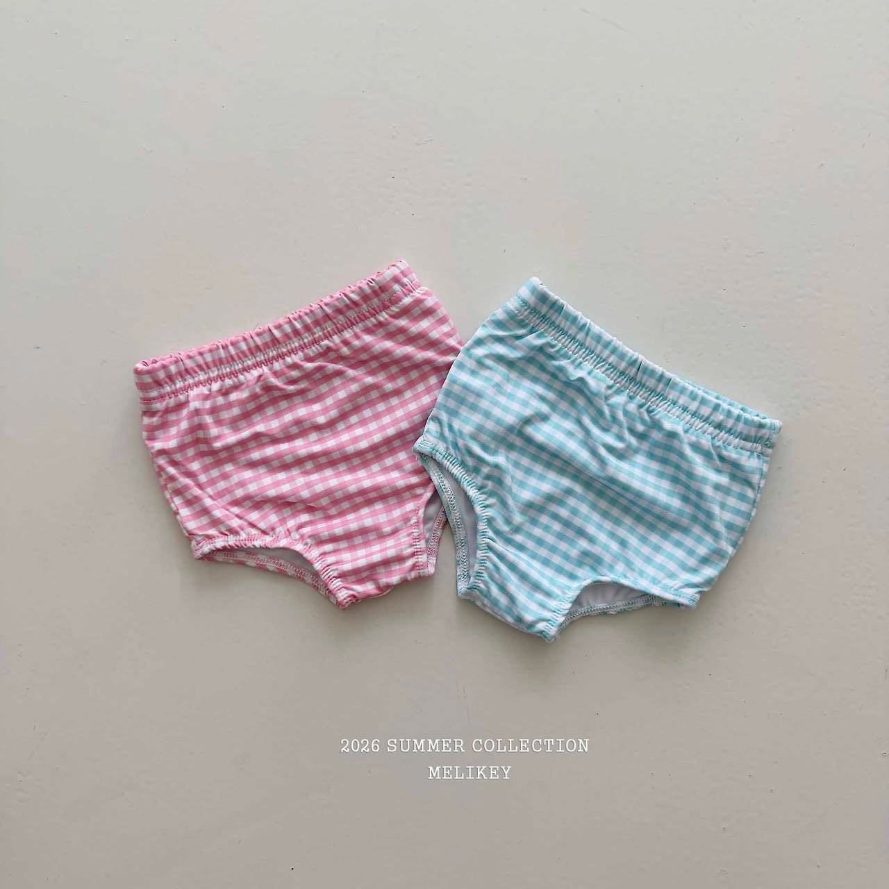 ［Melikey］Lilly check swim wear set