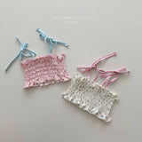 ［Melikey］Lilly check swim wear set