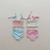 ［Melikey］Lilly check swim wear set