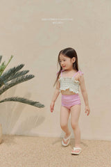 ［Melikey］Lilly check swim wear set