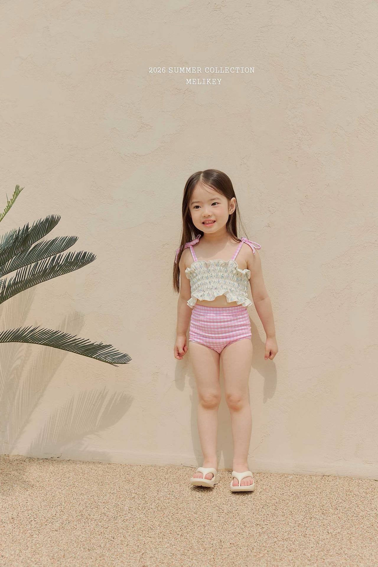 ［Melikey］Lilly check swim wear set