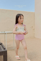［Melikey］Lilly check swim wear set