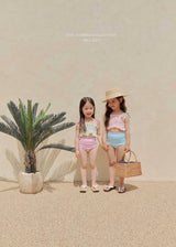 ［Melikey］Lilly check swim wear set