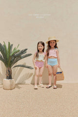 ［Melikey］Lilly check swim wear set