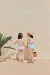 ［Melikey］Lilly check swim wear set