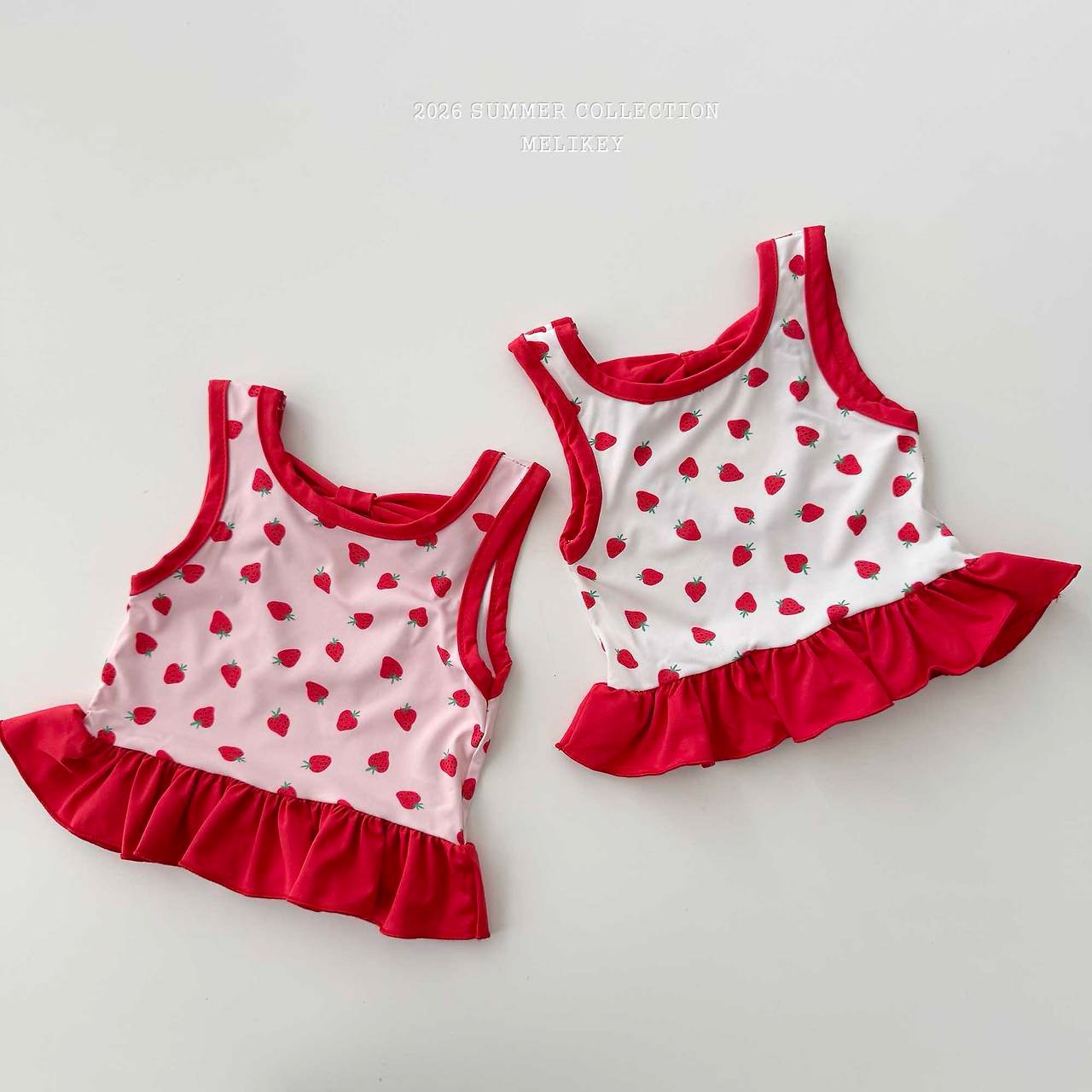 ［Melikey］Berry swim wear set